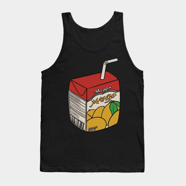 Shezan Mango Juice Tank Top by daniasdesigns